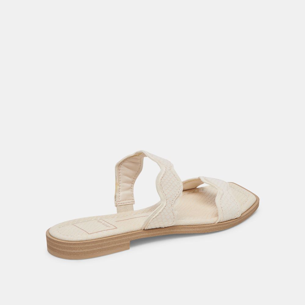 Dolce Vita Ilva Leather Women Sandals Cream | US-953814ITM