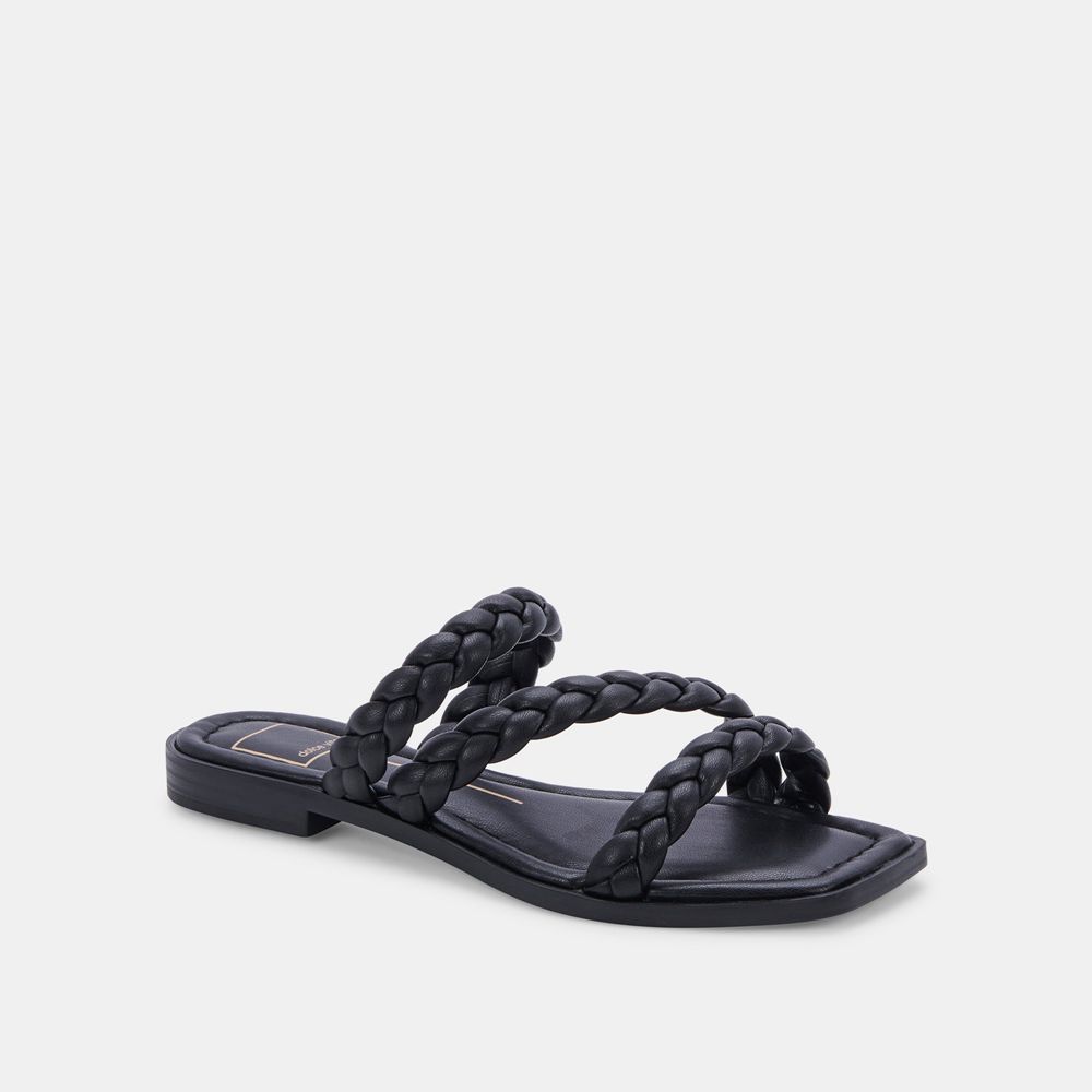 Dolce Vita Iman Women Sandals Black | US-083264ENB