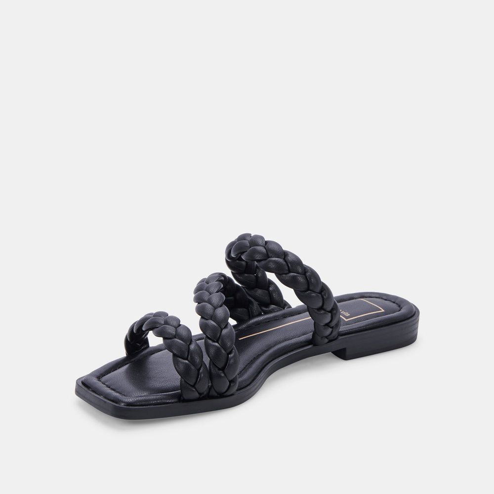 Dolce Vita Iman Women Sandals Black | US-083264ENB