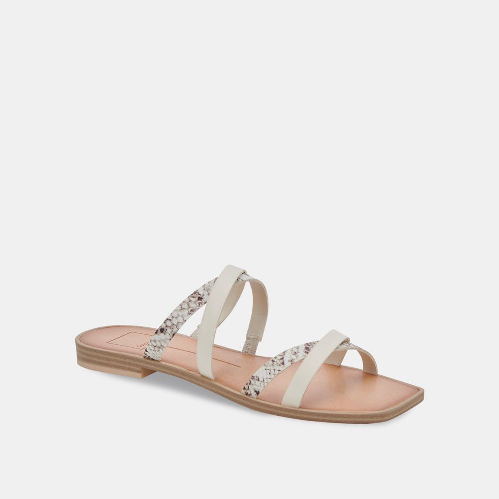 Dolce Vita Irving Women Sandals White | US-643795CZF