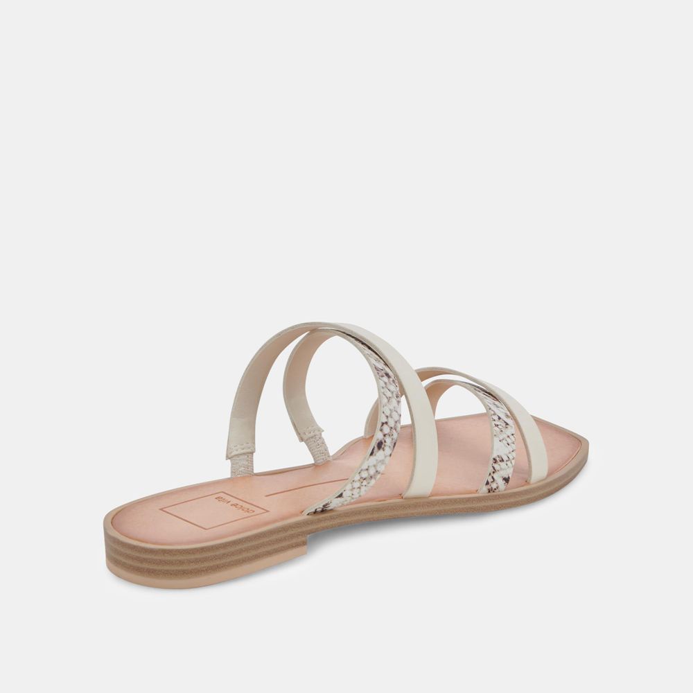 Dolce Vita Irving Women Sandals White | US-643795CZF