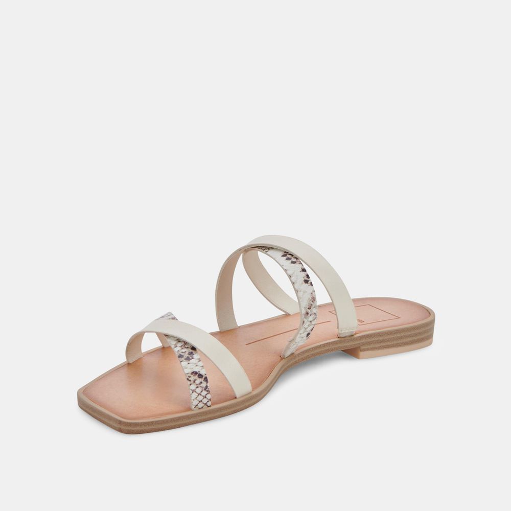 Dolce Vita Irving Women Sandals White | US-643795CZF