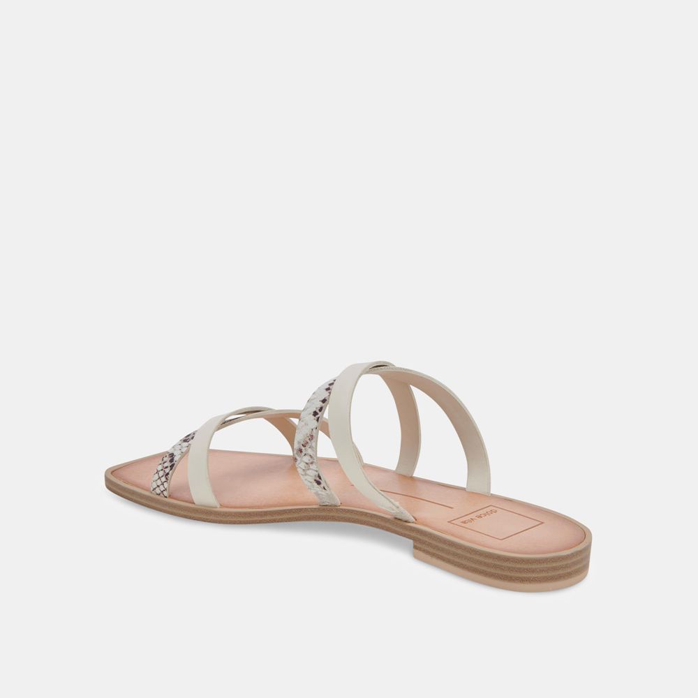 Dolce Vita Irving Women Sandals White | US-643795CZF