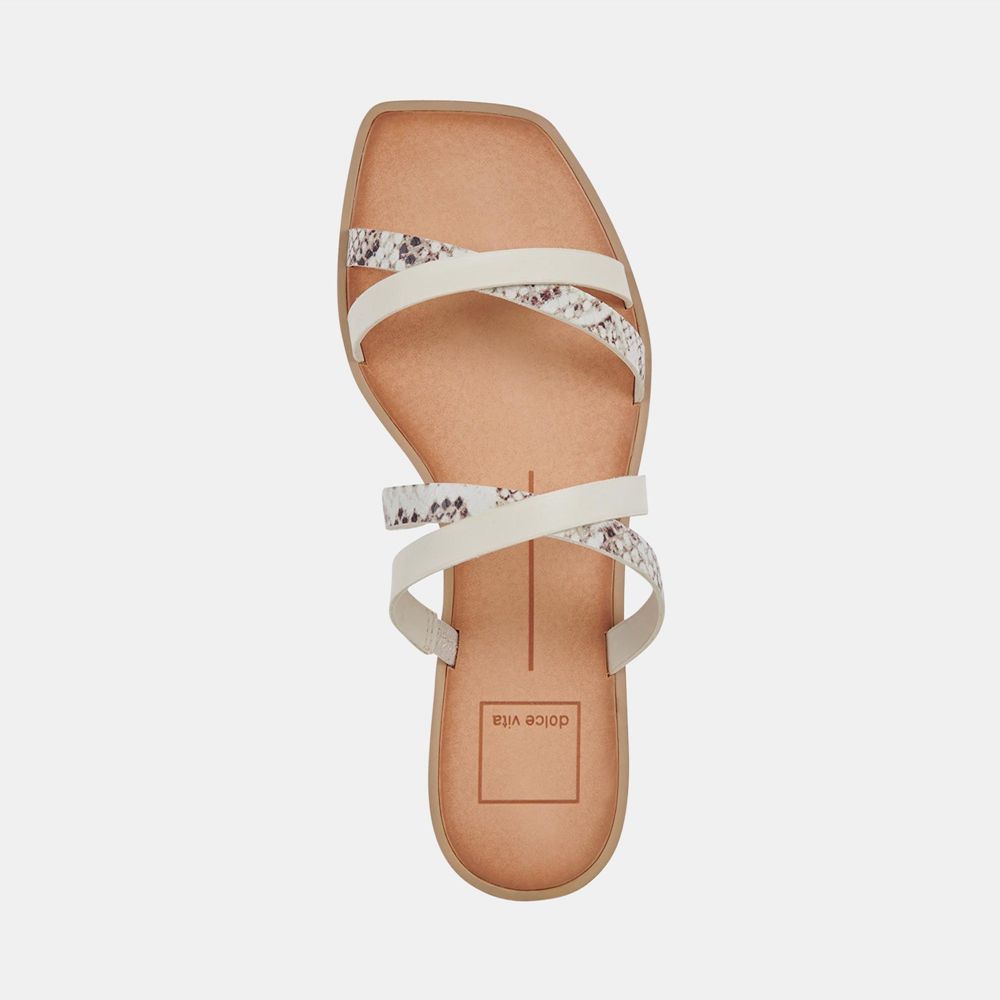 Dolce Vita Irving Women Sandals White | US-643795CZF