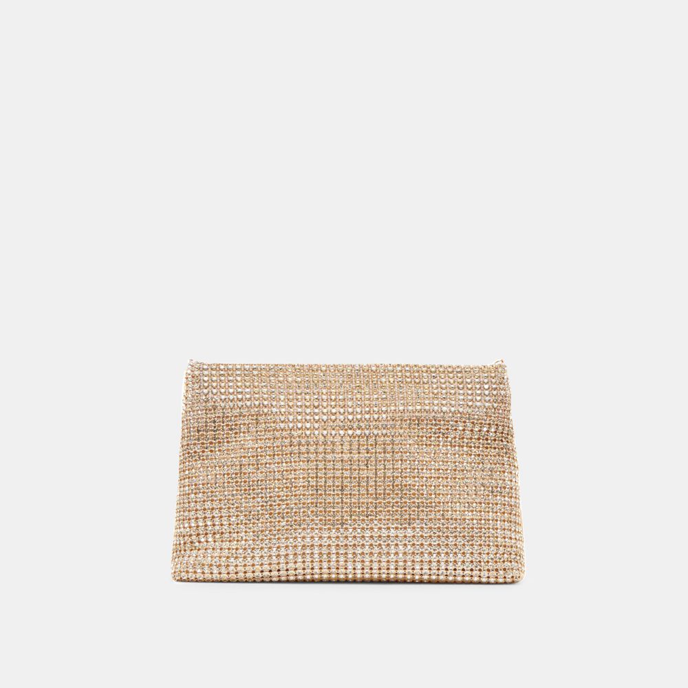 Dolce Vita Isabella Mesh Women Clutch Gold | US-870359DCF