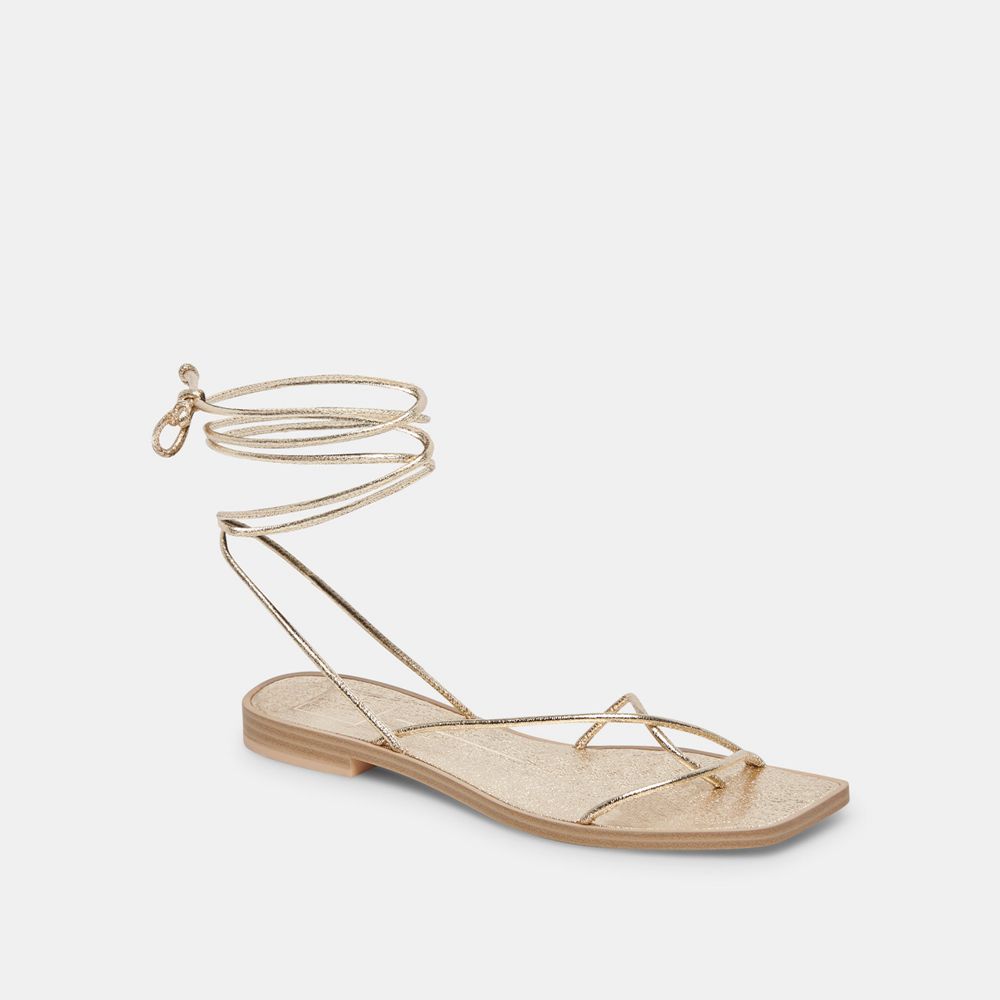 Dolce Vita Ivette Women Sandals Gold | US-638054XQD