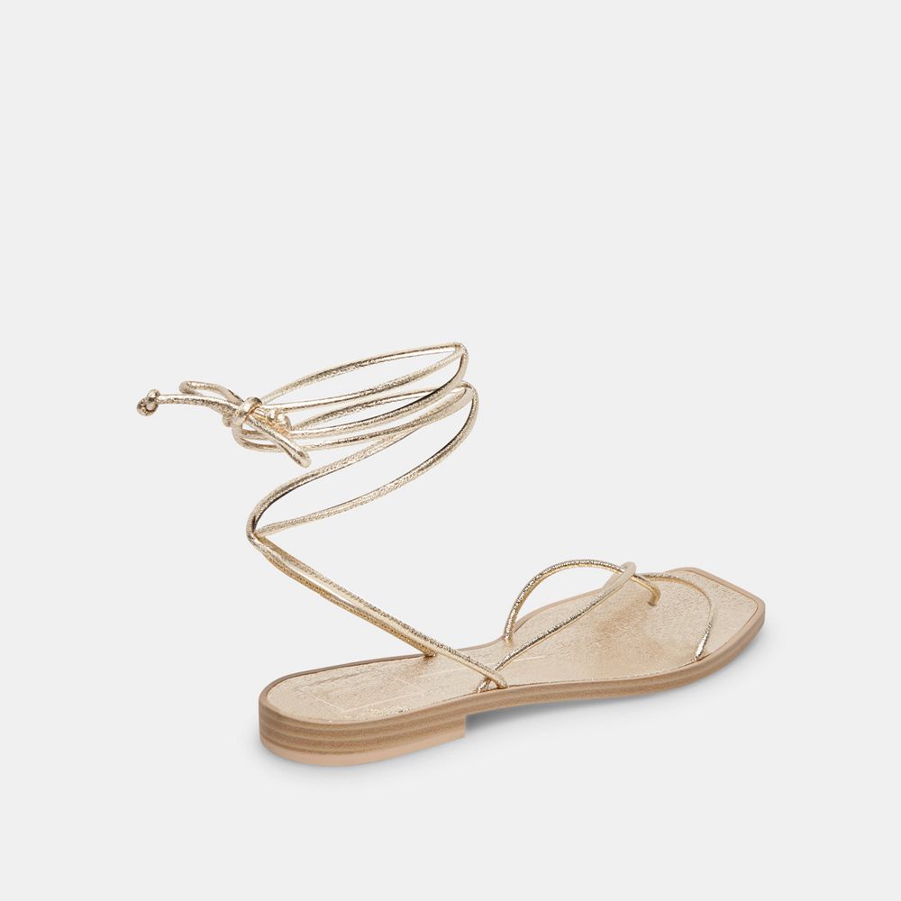 Dolce Vita Ivette Women Sandals Gold | US-638054XQD