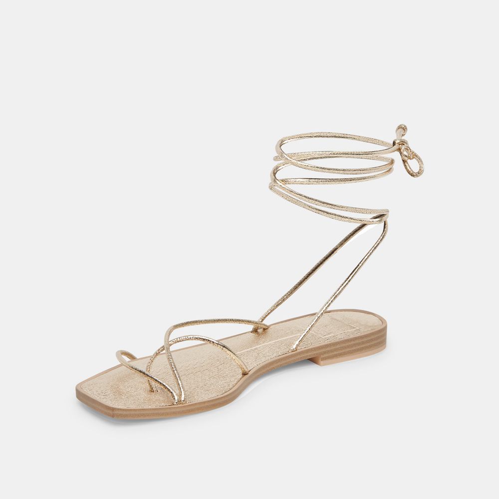 Dolce Vita Ivette Women Sandals Gold | US-638054XQD