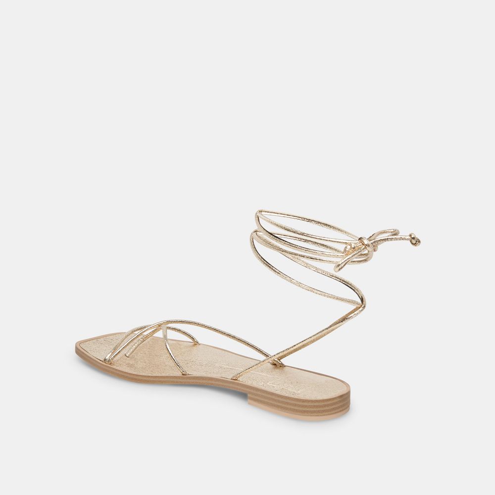 Dolce Vita Ivette Women Sandals Gold | US-638054XQD