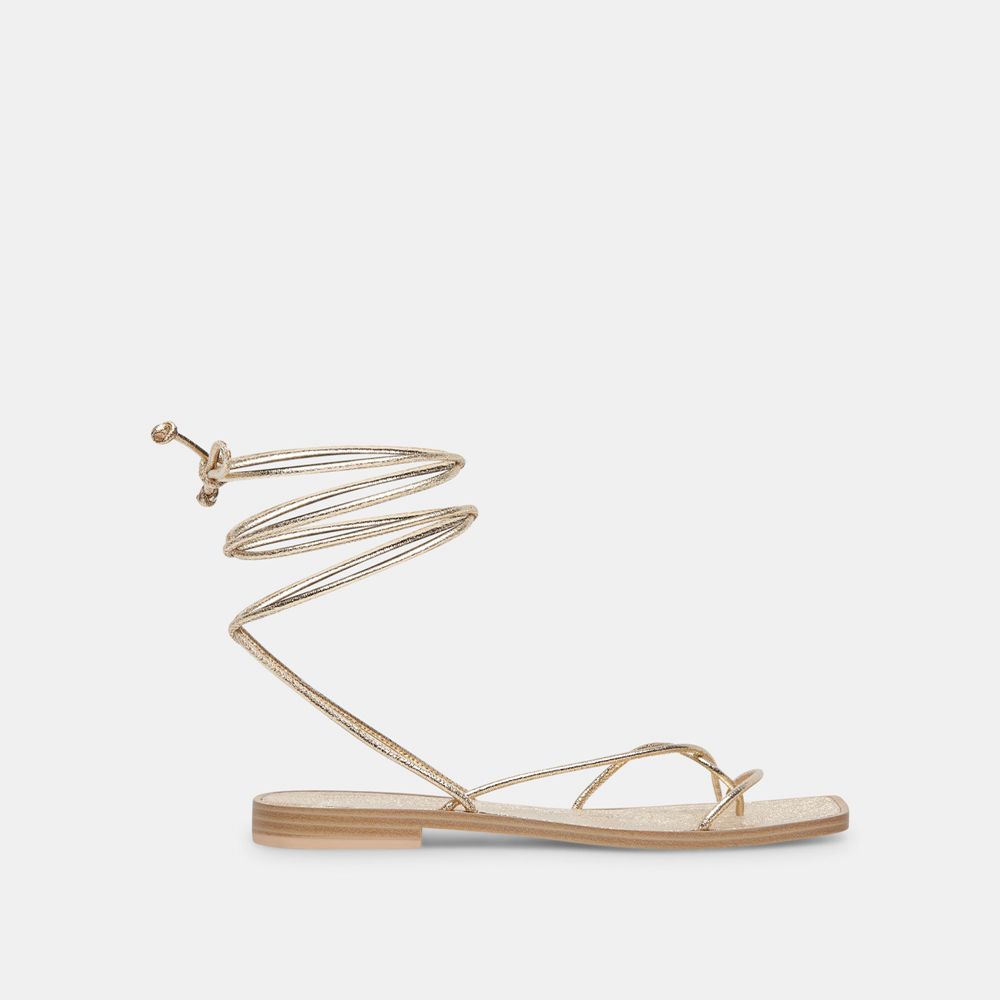 Dolce Vita Ivette Women Sandals Gold | US-638054XQD