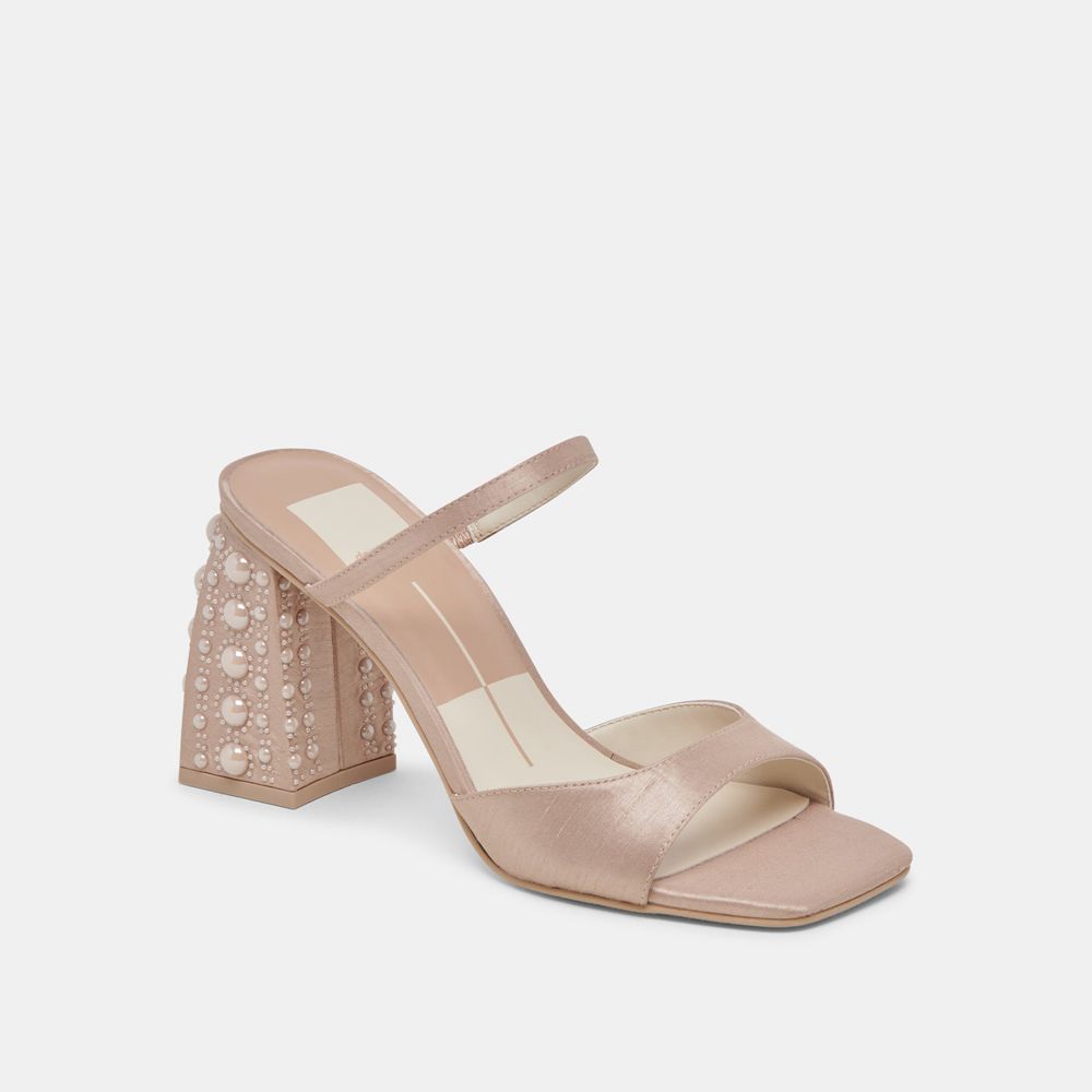 Dolce Vita Jemmy Pearl Women Heels Beige | US-536908FKG