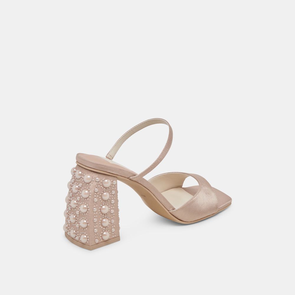 Dolce Vita Jemmy Pearl Women Heels Beige | US-536908FKG