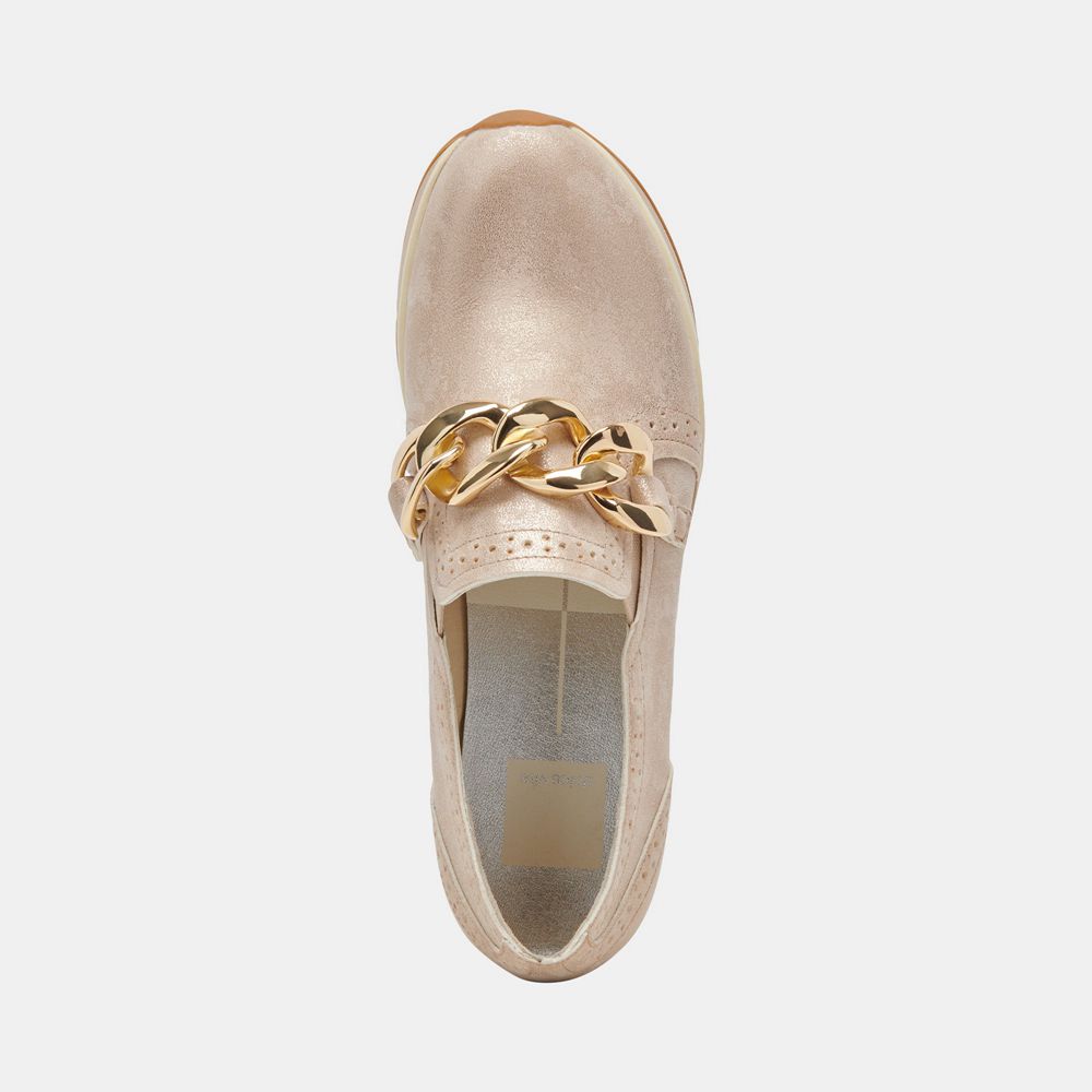 Dolce Vita Jhenee Women Sneakers Light Gold | US-469217ICJ