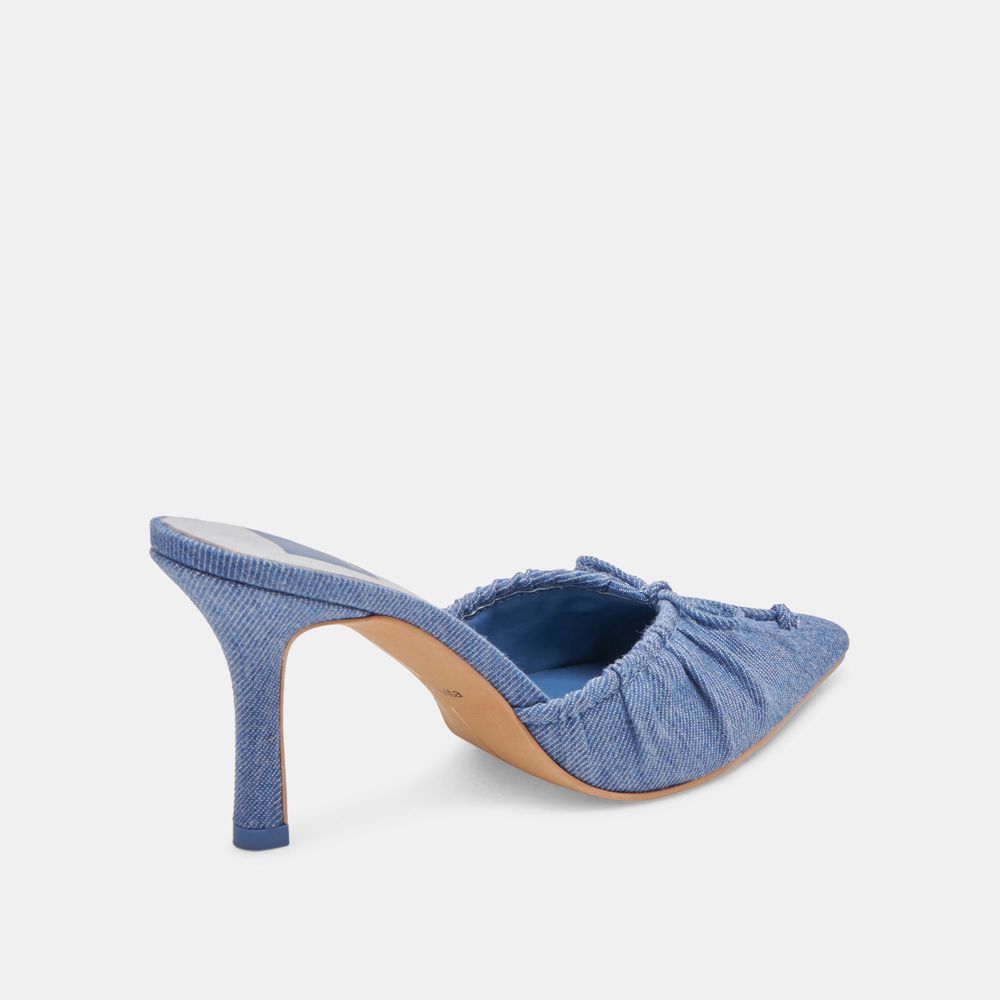 Dolce Vita Kairi Denim Women Heels Blue | US-196720QOS