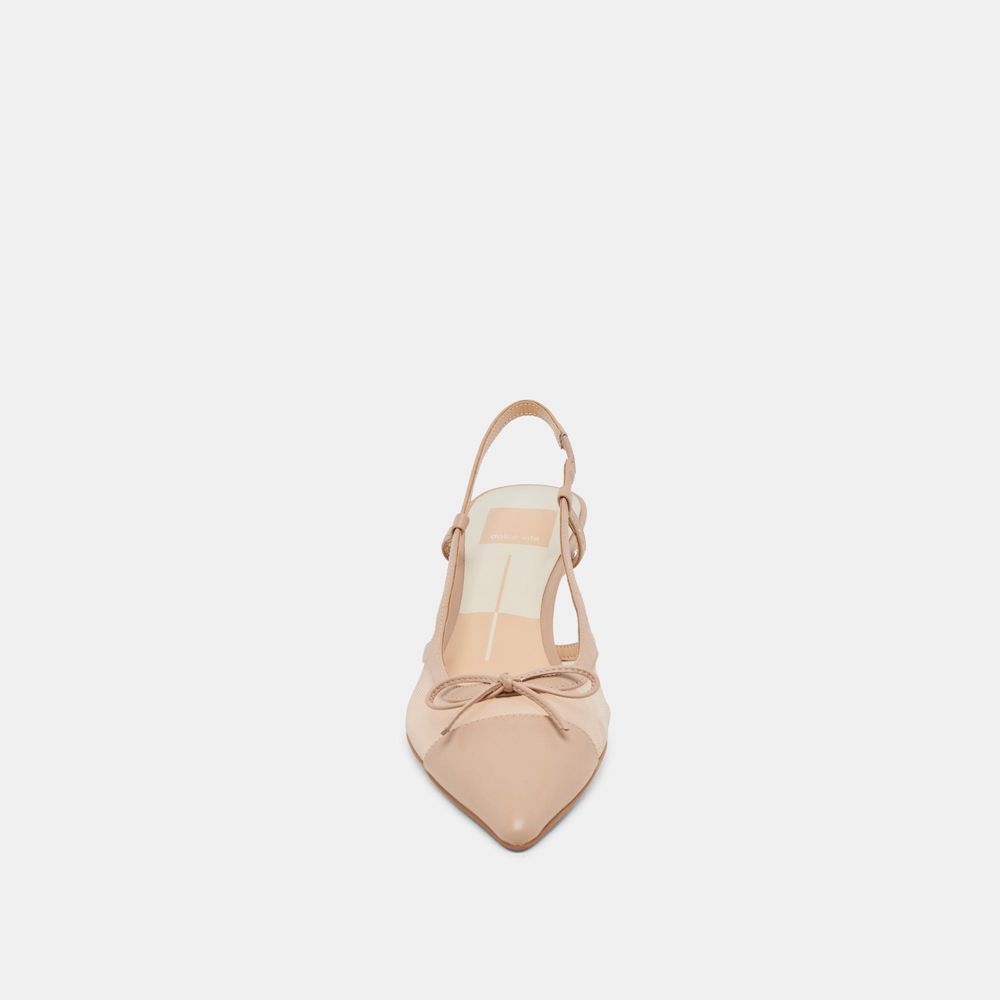 Dolce Vita Kandi Mesh Women Heels Beige | US-960714VJO