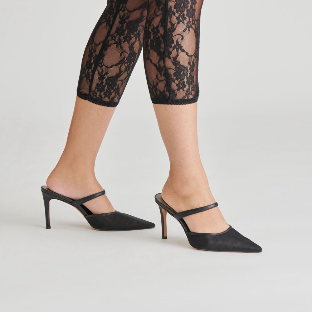 Dolce Vita Katik Mesh Women Heels Black | US-927314KER