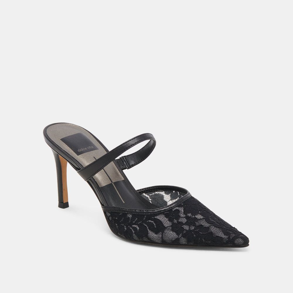 Dolce Vita Katik Wide Women Heels Black | US-568021PNQ