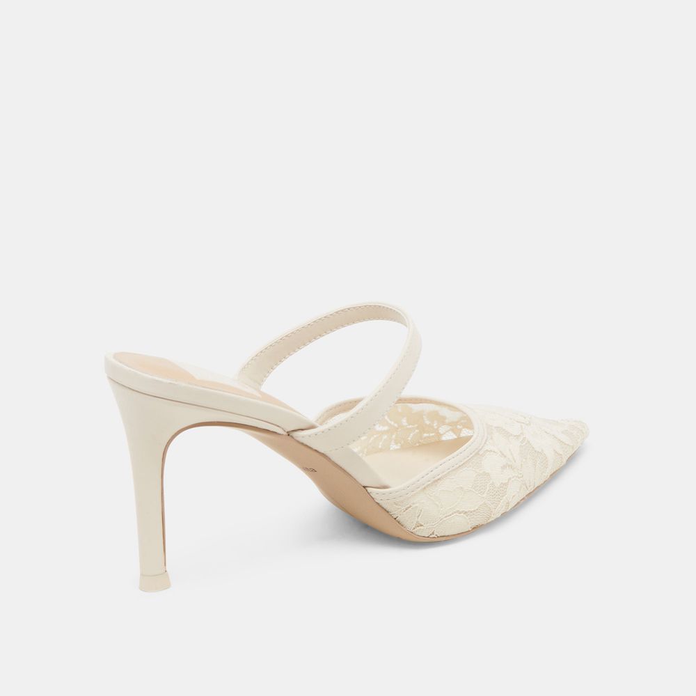 Dolce Vita Katik Wide Women Heels White | US-041375UBL