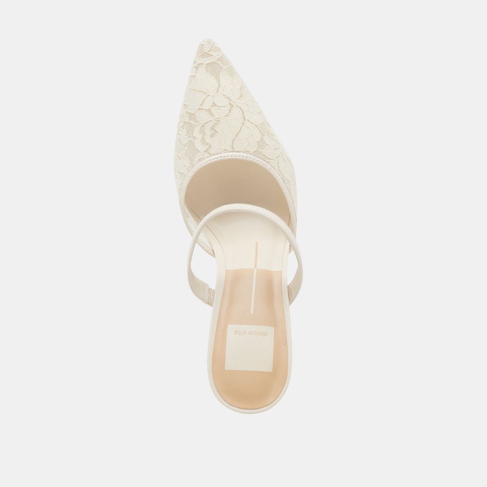 Dolce Vita Katik Wide Women Heels White | US-041375UBL