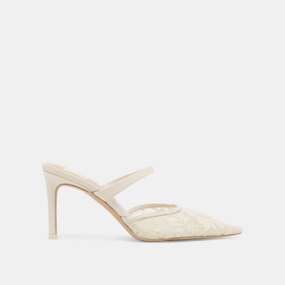 Dolce Vita Katik Wide Women Heels White | US-041375UBL