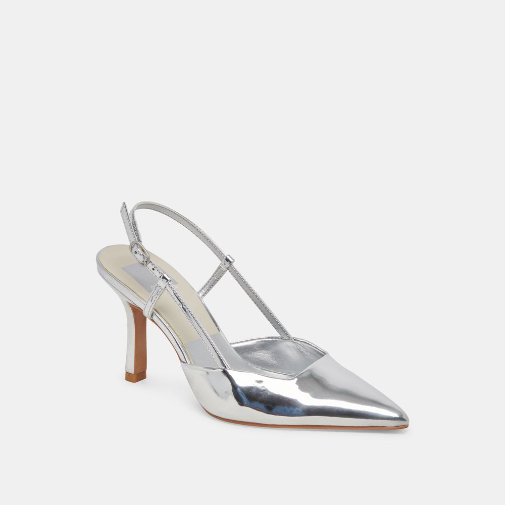 Dolce Vita Kim Women Heels Silver | US-236418IPU