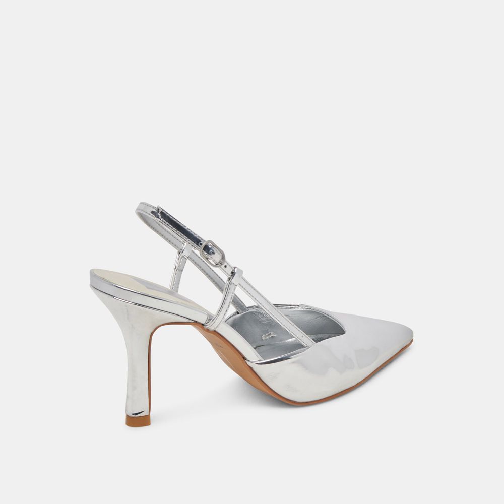 Dolce Vita Kim Women Heels Silver | US-236418IPU