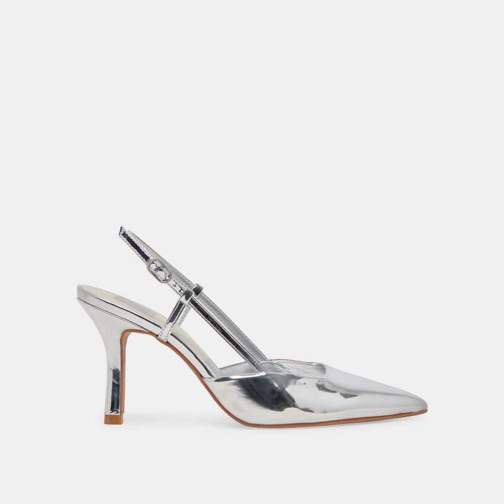 Dolce Vita Kim Women Heels Silver | US-236418IPU