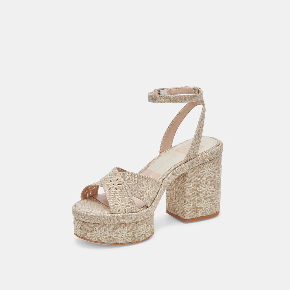 Dolce Vita Laisha Women Heels Khaki | US-702954KBA