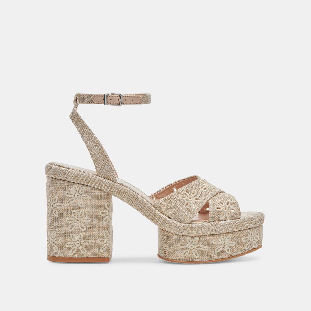 Dolce Vita Laisha Women Heels Khaki | US-702954KBA