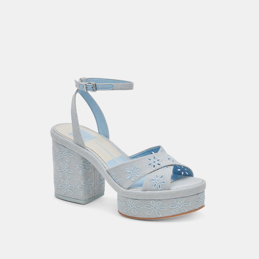 Dolce Vita Laisha Women Heels Light Blue | US-608154VFE