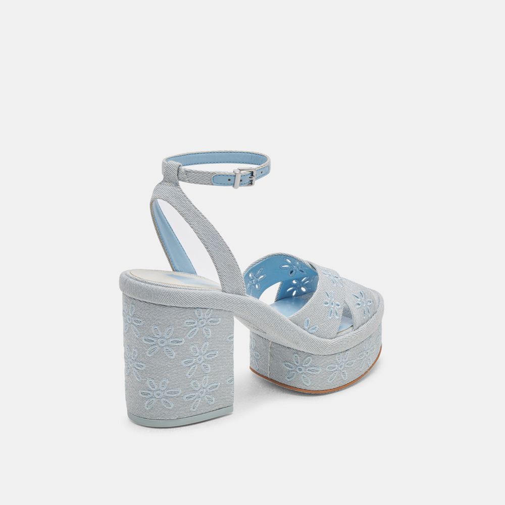 Dolce Vita Laisha Women Heels Light Blue | US-608154VFE