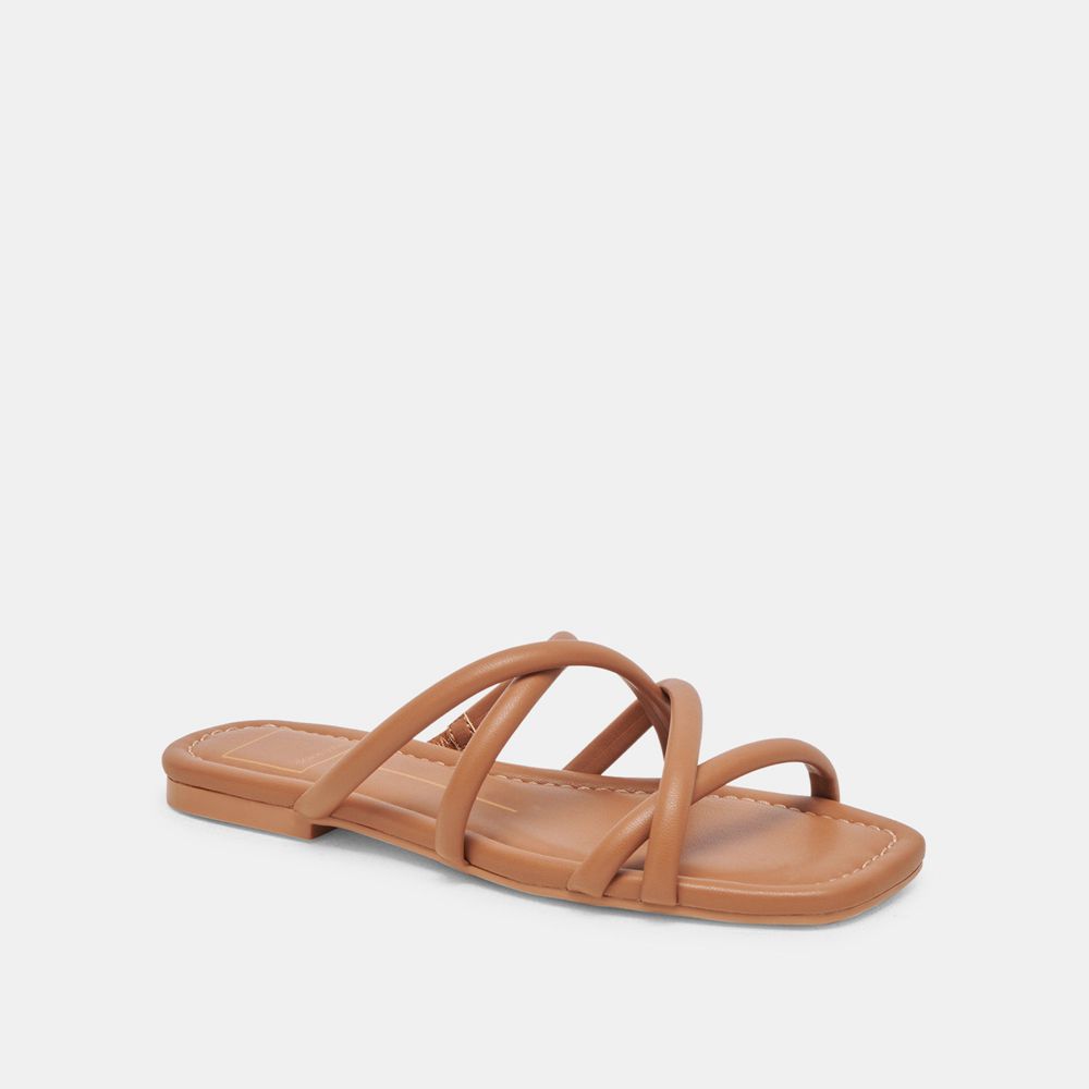 Dolce Vita Lanza Women Sandals Chocolate | US-023798WNC