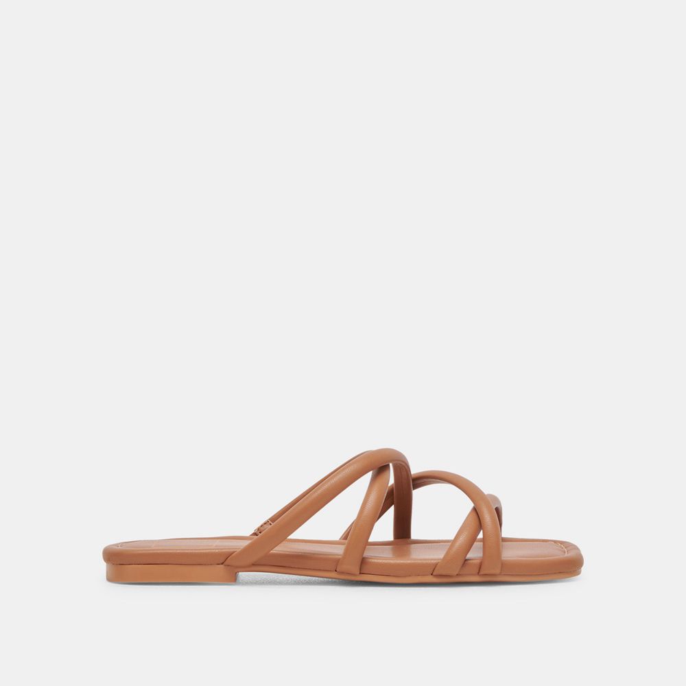 Dolce Vita Lanza Women Sandals Chocolate | US-023798WNC