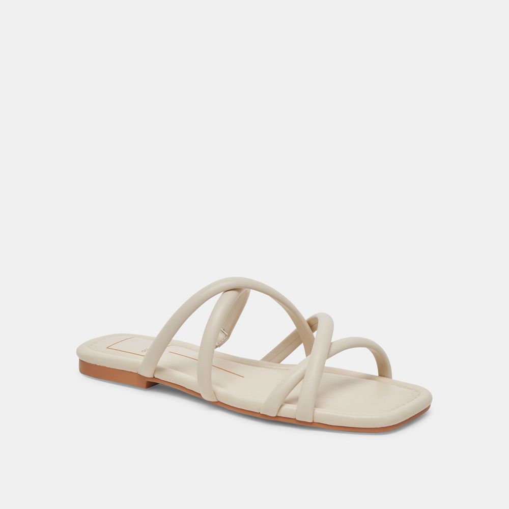 Dolce Vita Lanza Women Sandals Cream | US-564087ADQ