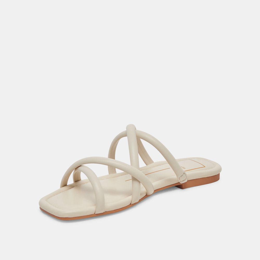 Dolce Vita Lanza Women Sandals Cream | US-564087ADQ