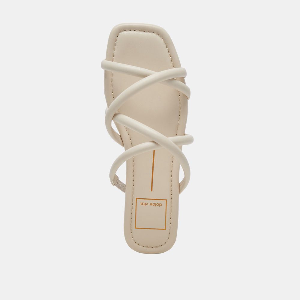 Dolce Vita Lanza Women Sandals Cream | US-564087ADQ