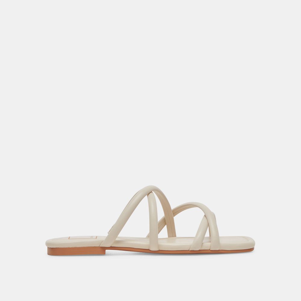 Dolce Vita Lanza Women Sandals Cream | US-564087ADQ