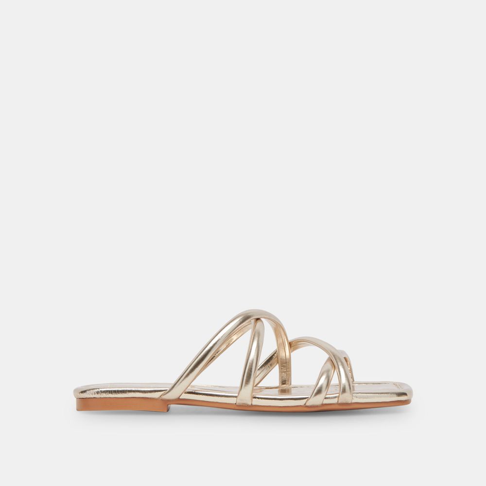 Dolce Vita Lanza Women Sandals Light Gold | US-651874IVH