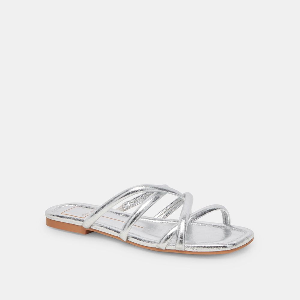 Dolce Vita Lanza Women Sandals Silver | US-832015BSE