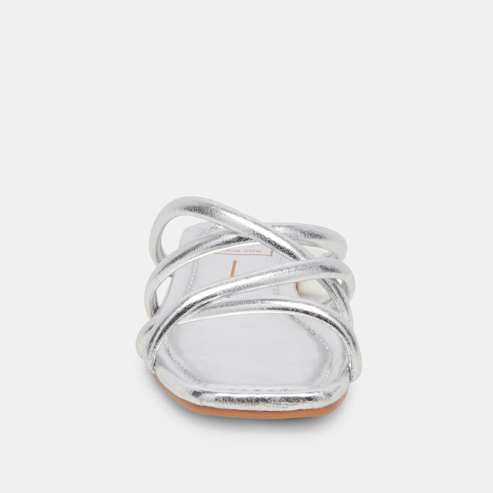 Dolce Vita Lanza Women Sandals Silver | US-832015BSE