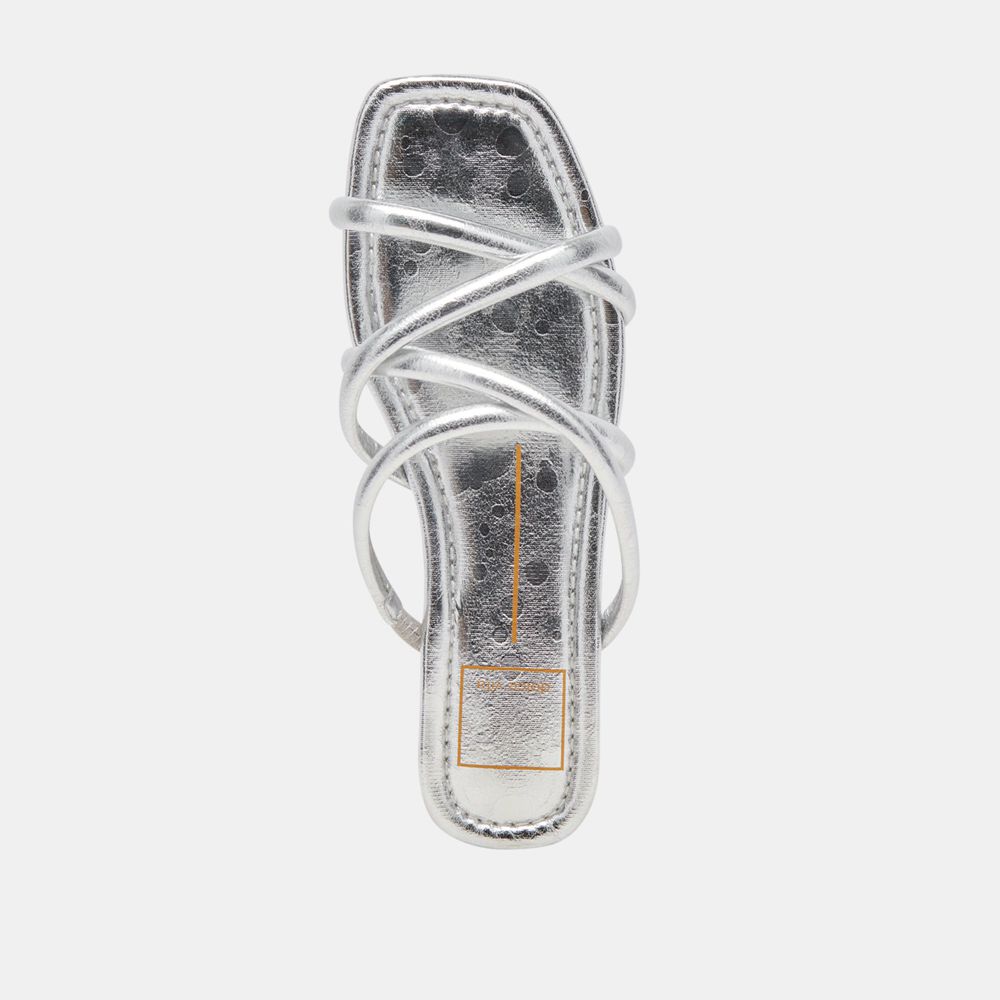 Dolce Vita Lanza Women Sandals Silver | US-832015BSE