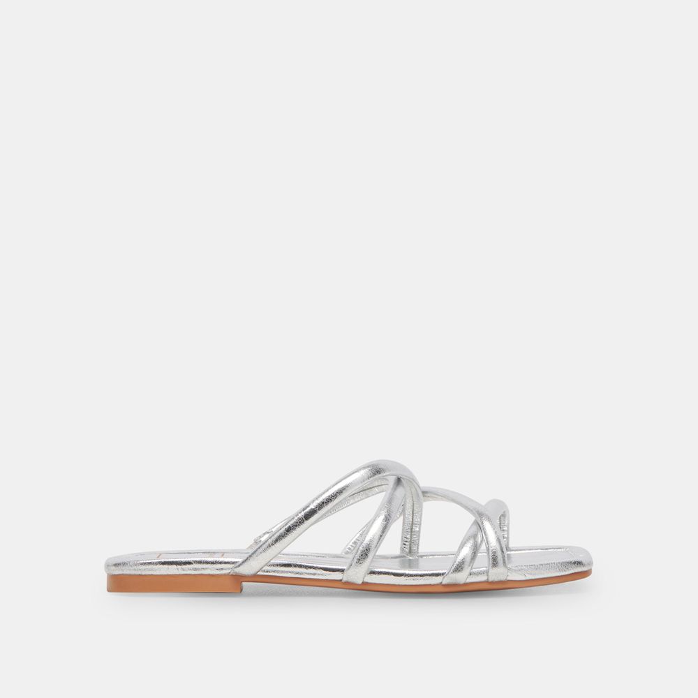 Dolce Vita Lanza Women Sandals Silver | US-832015BSE