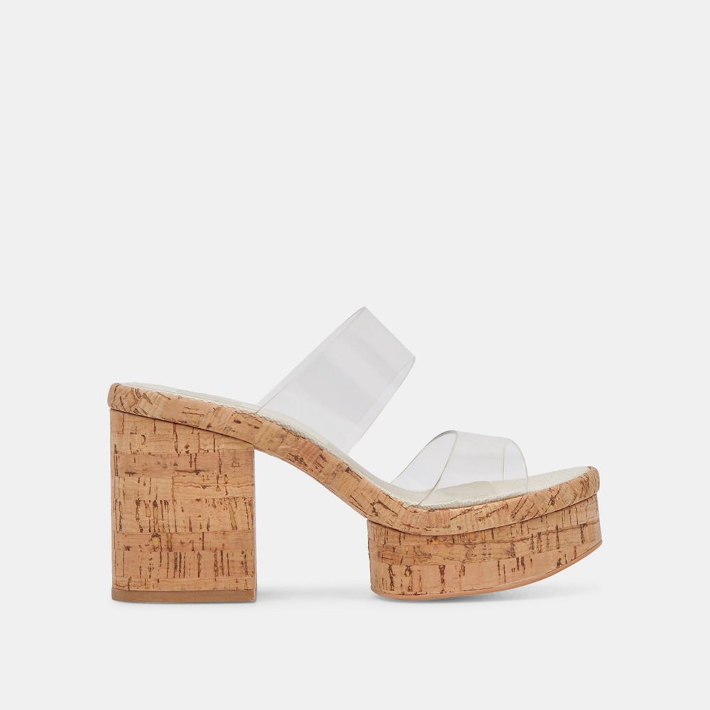 Dolce Vita Latoya Women Heels Sandals Beige | US-109584YVF