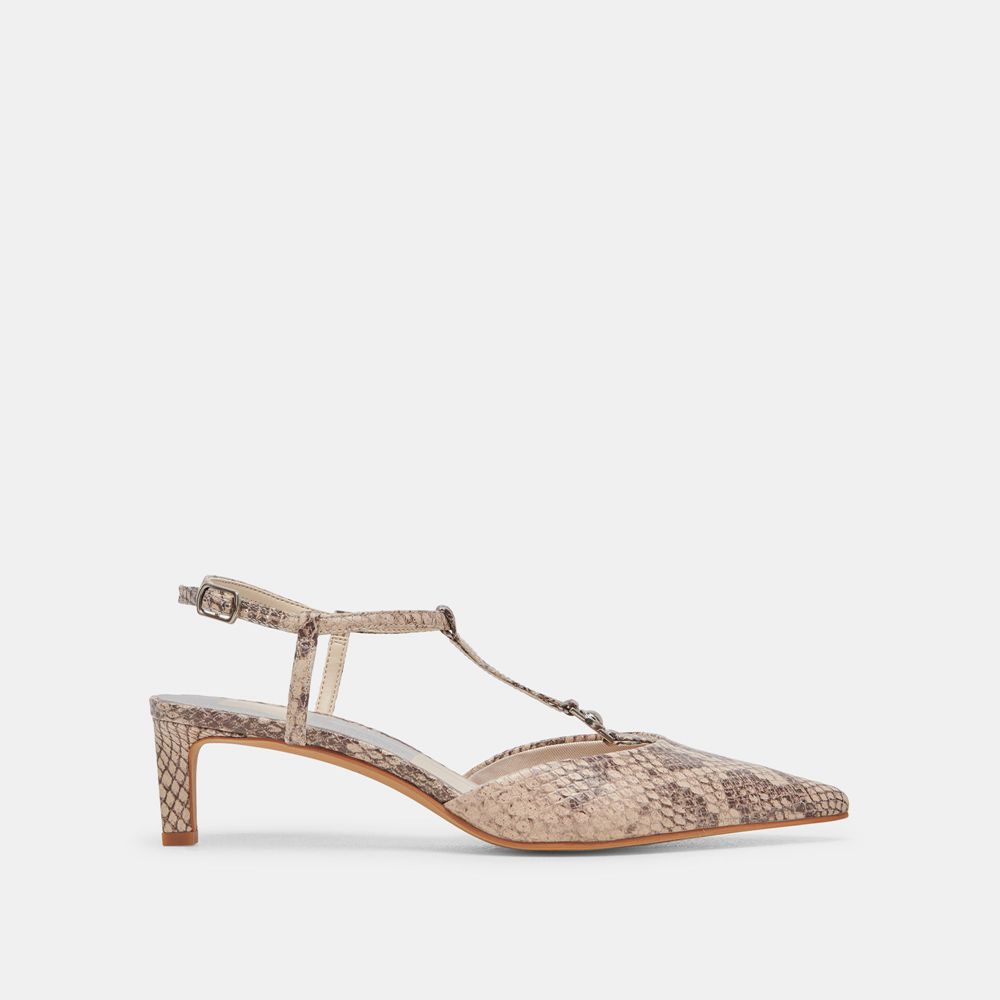 Dolce Vita Lavon Women Heels Beige | US-036549YRN