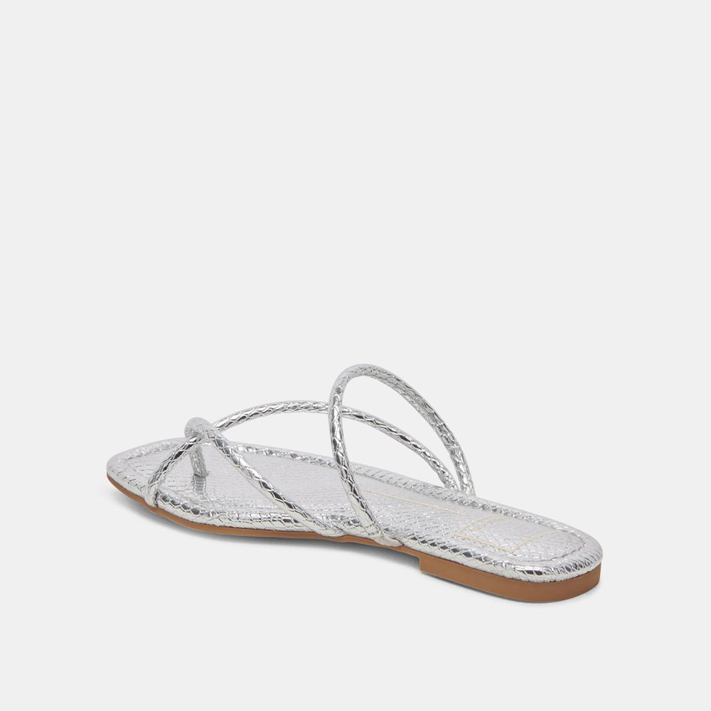 Dolce Vita Leanna Women Sandals Silver | US-870364OFU