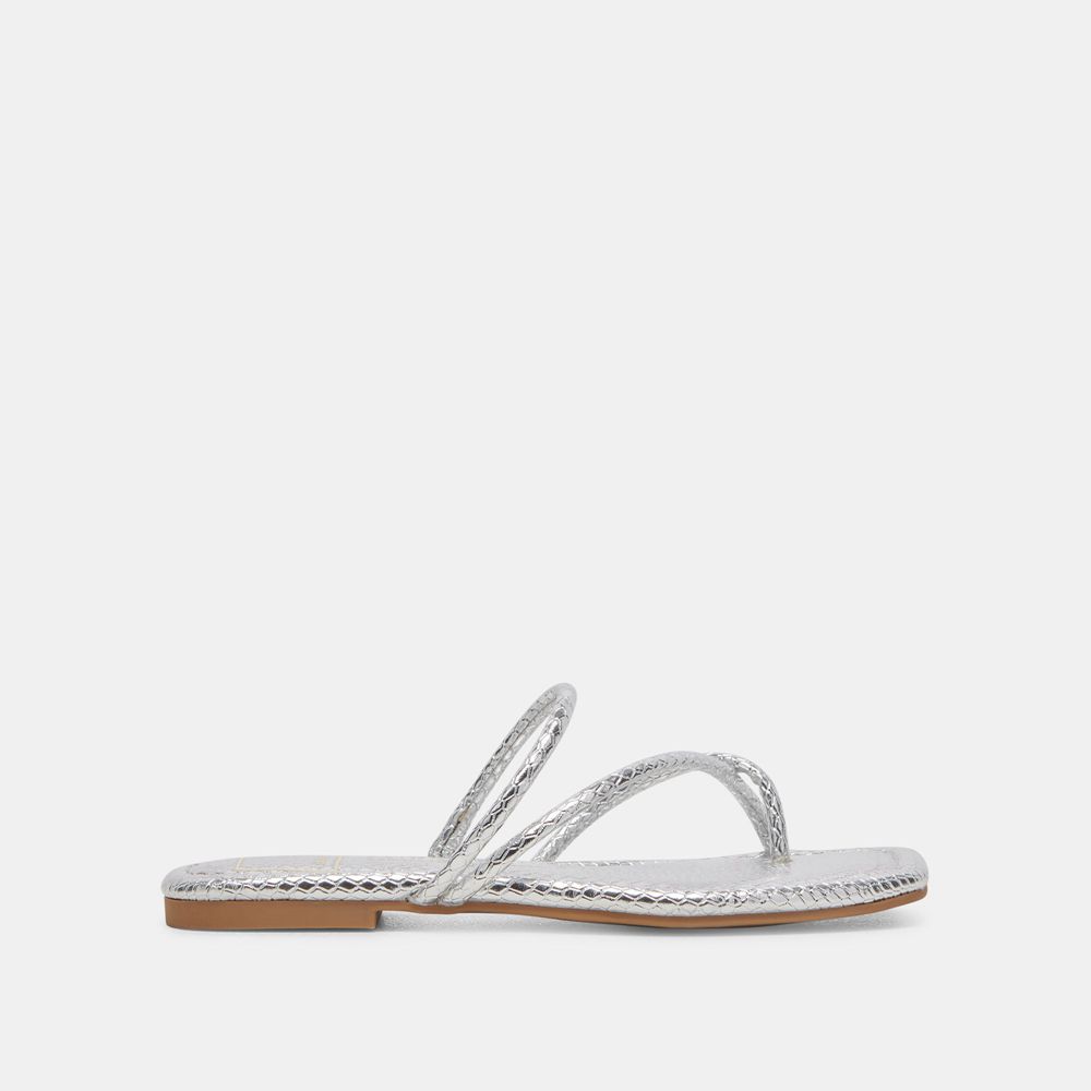 Dolce Vita Leanna Women Sandals Silver | US-870364OFU