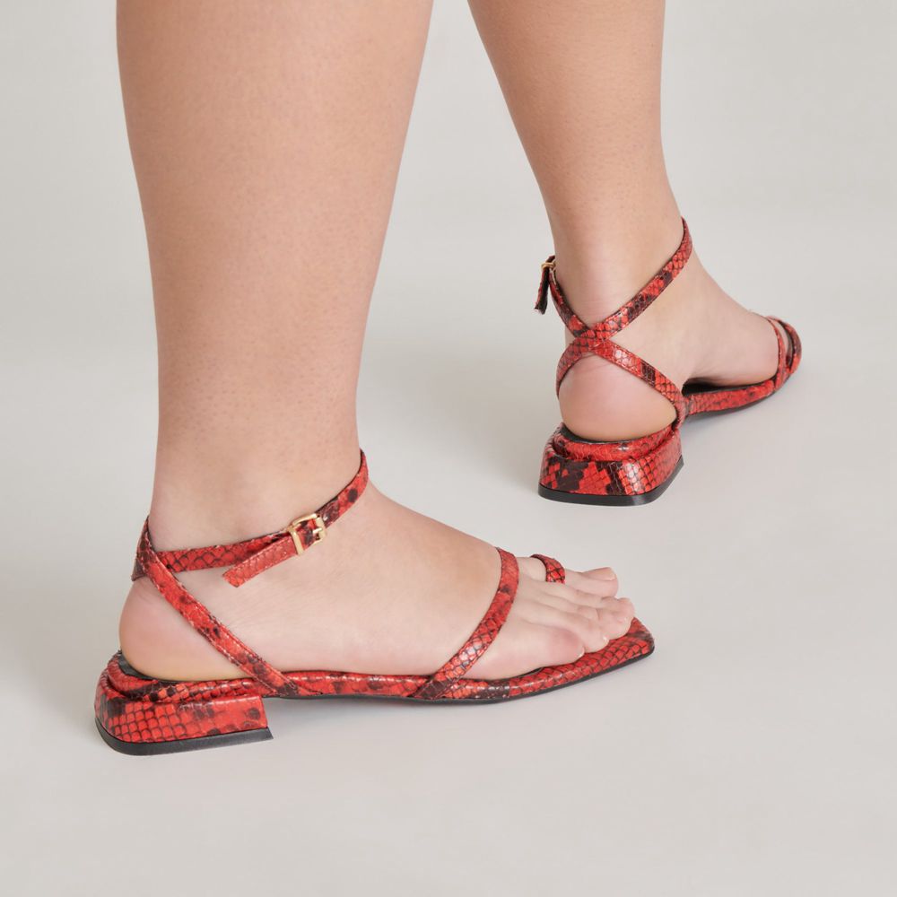 Dolce Vita Lexi Women Sandals Red | US-962743JDL