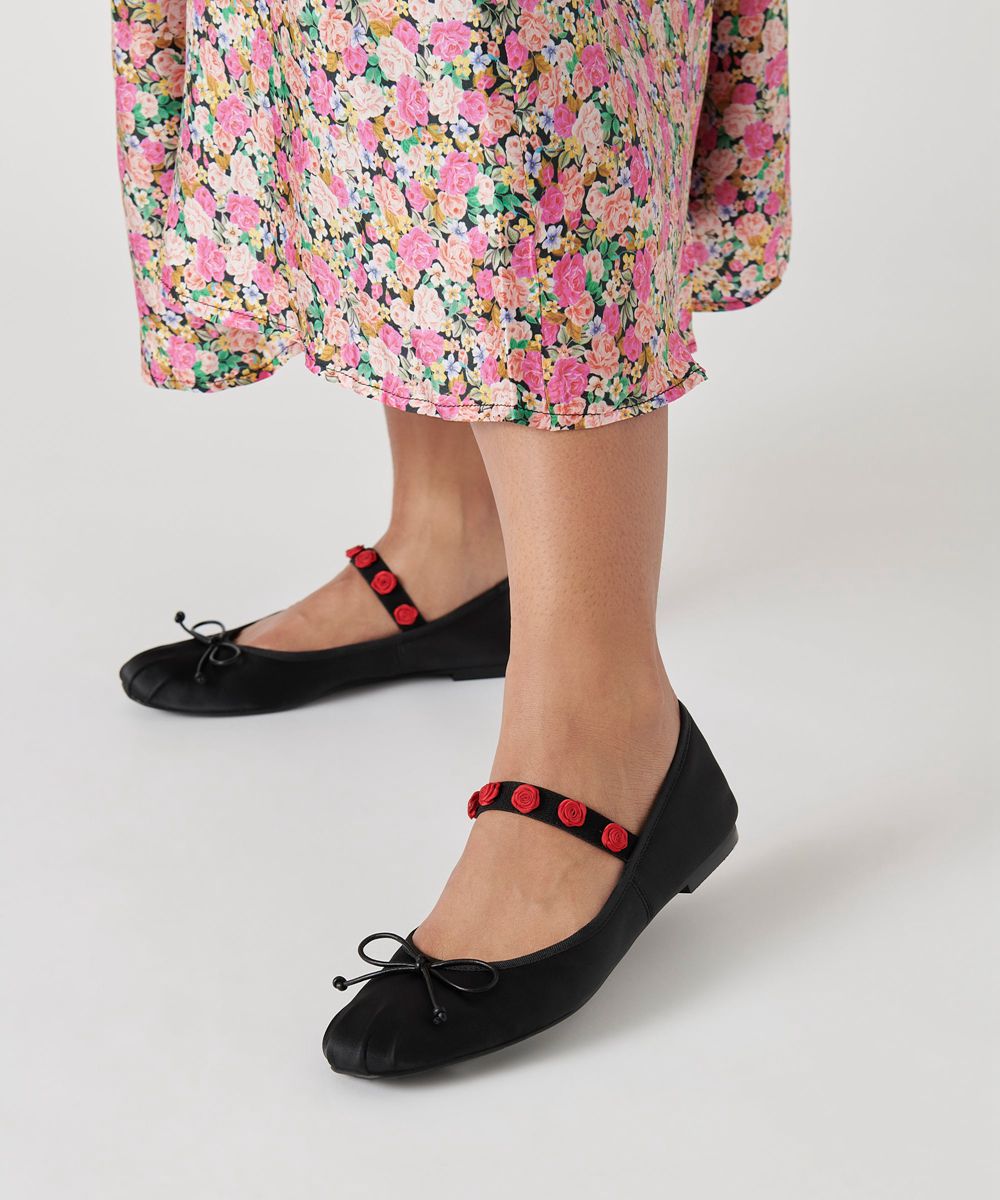 Dolce Vita Lilly Women Ballet Flats Black | US-397254GQE