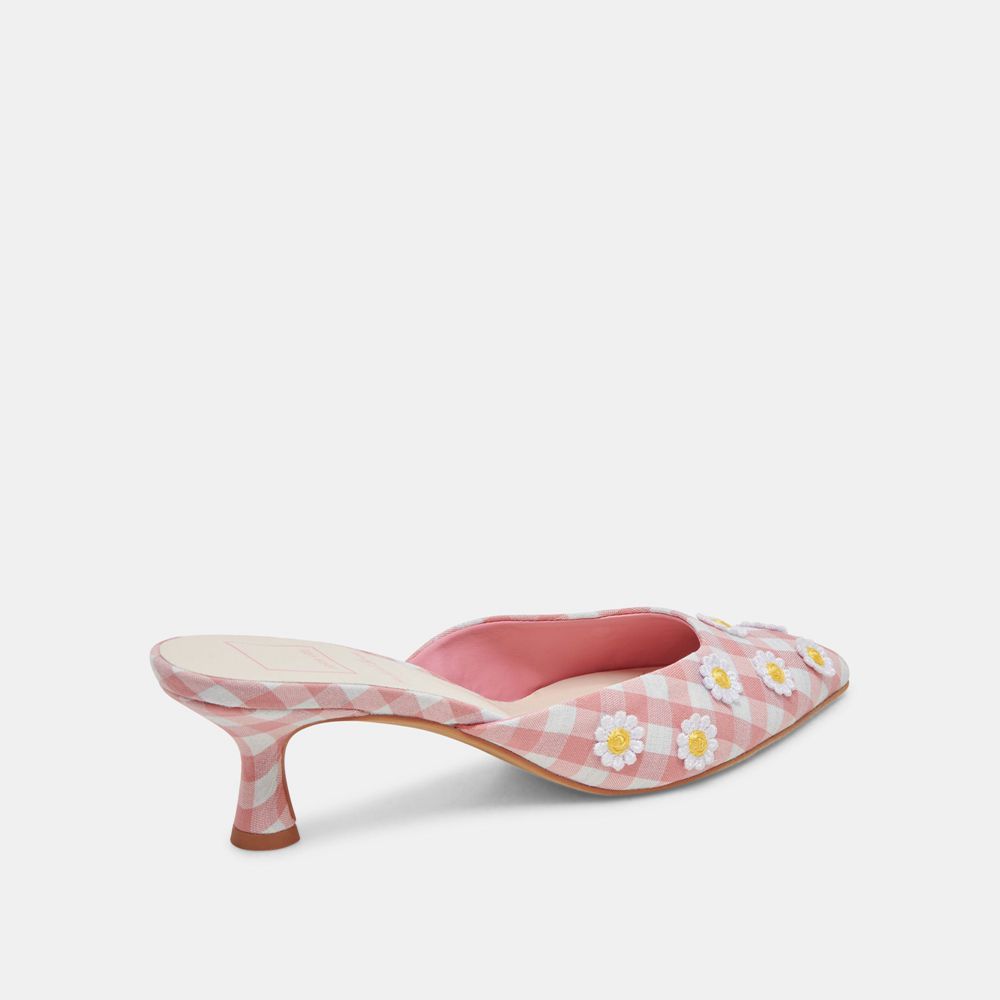 Dolce Vita Lilou Women Heels White / Pink | US-694380WZX