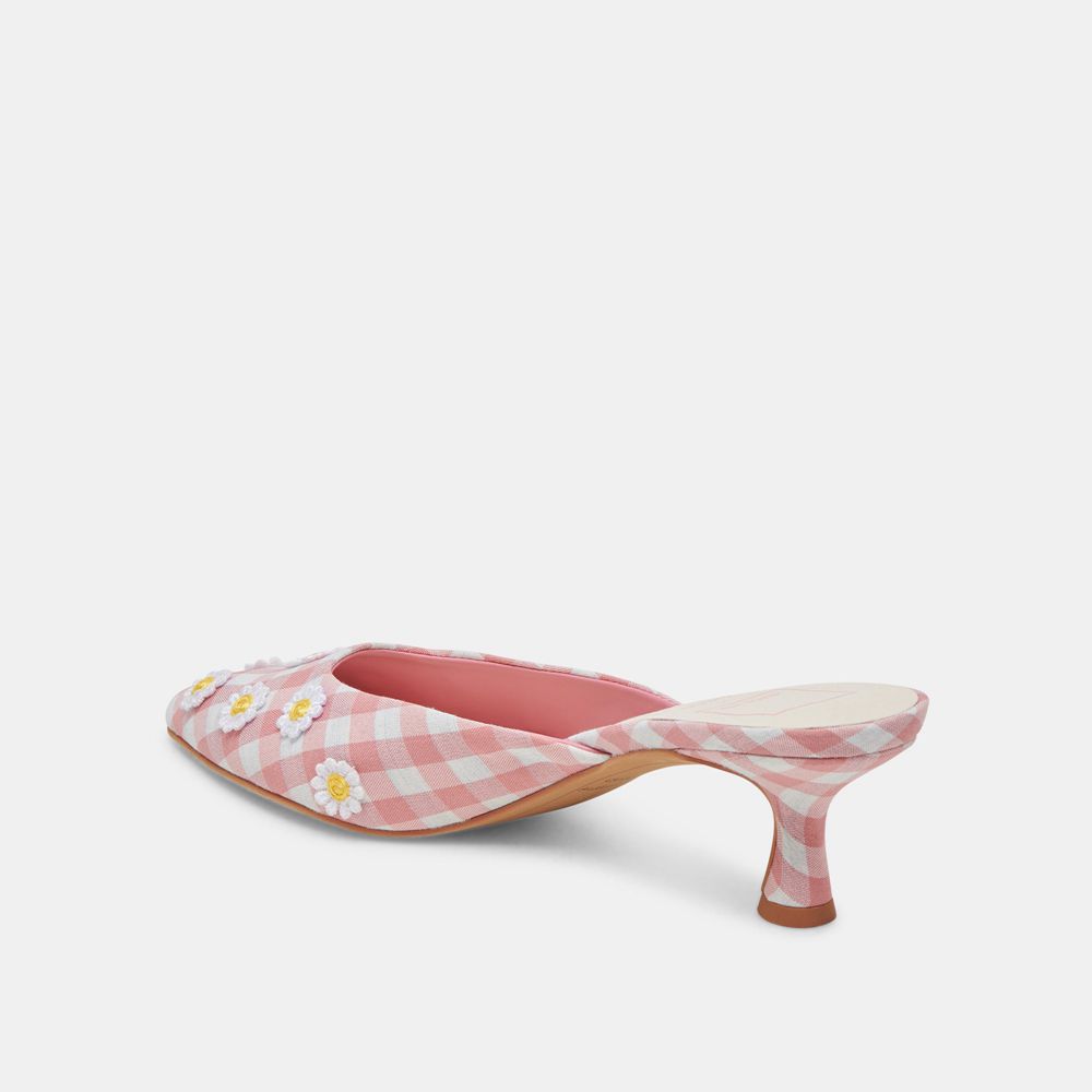 Dolce Vita Lilou Women Heels White / Pink | US-694380WZX